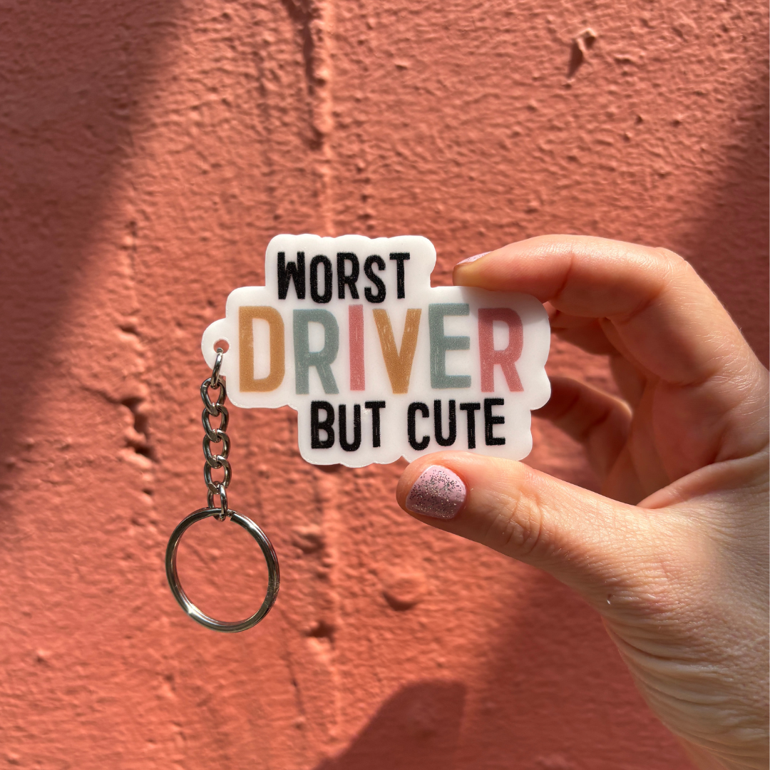 Worst Driver But Cute Keychain-Creative Brands-The Bullish Store