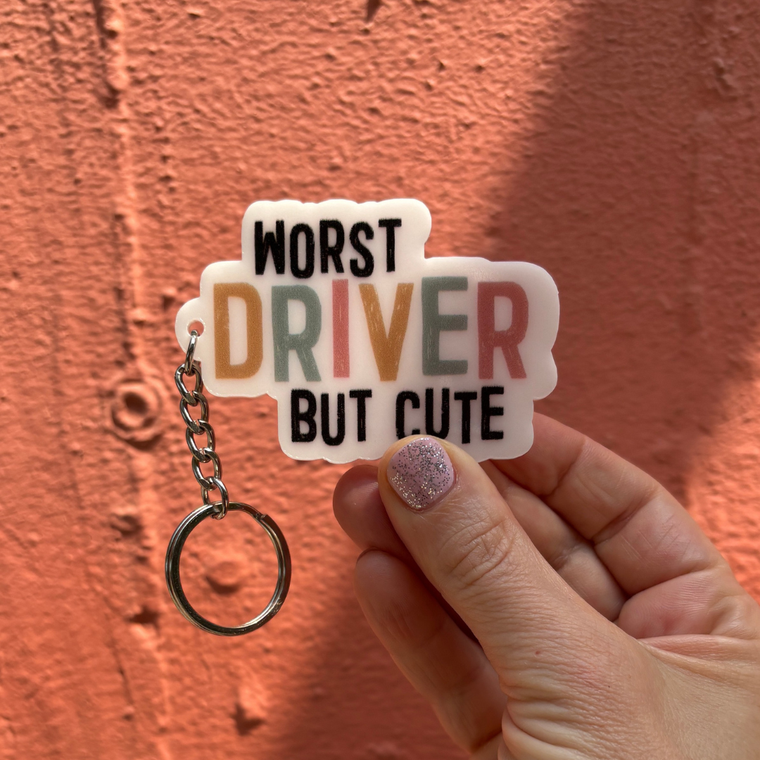 Worst Driver But Cute Keychain-Creative Brands-The Bullish Store