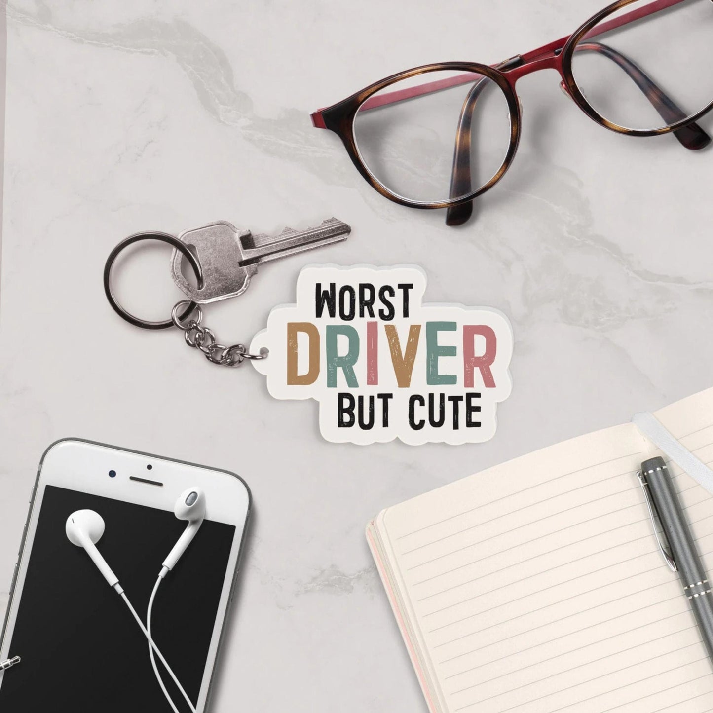 Worst Driver But Cute Keychain