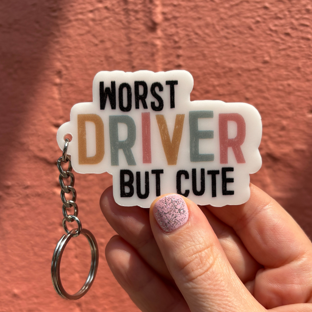 Worst Driver But Cute Keychain-Creative Brands-The Bullish Store