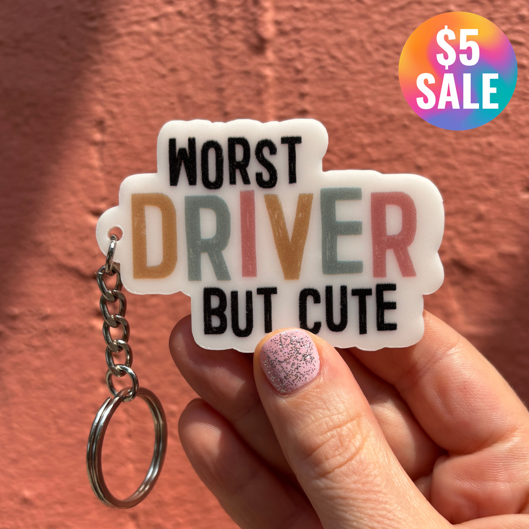 Worst Driver But Cute Keychain-Creative Brands-The Bullish Store