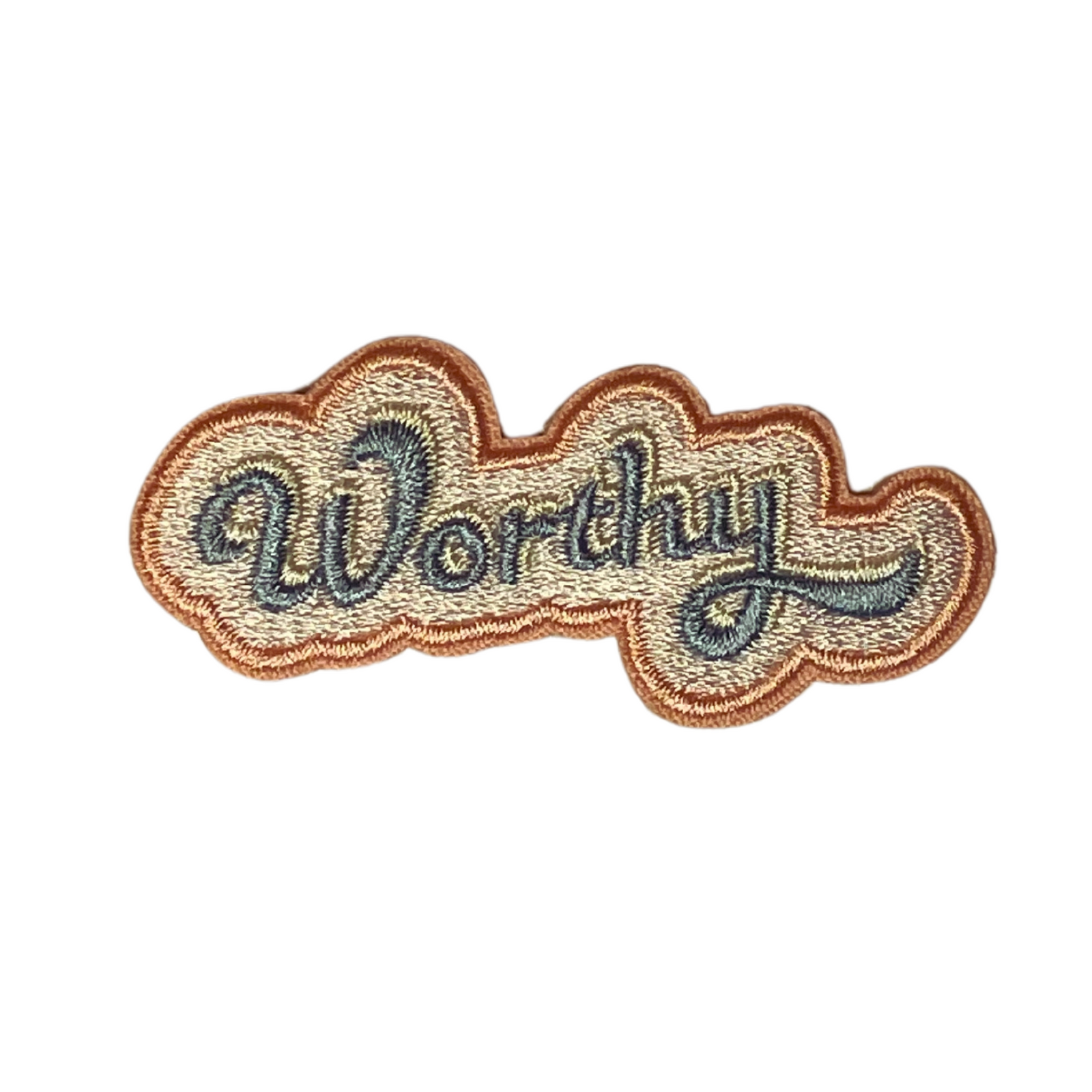 Worthy Embroidered Iron-On Patch | Heat-seal Patches Accessories