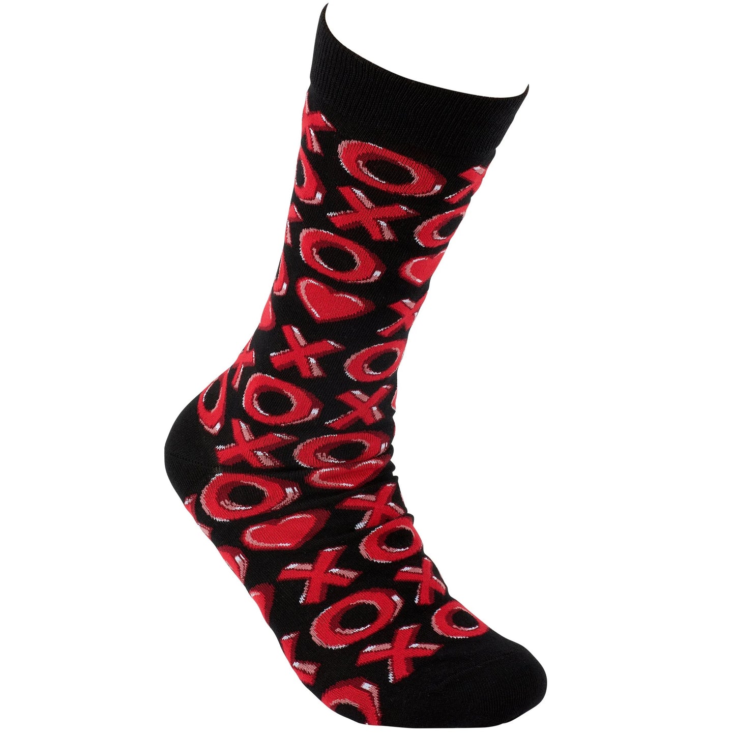 XOXO Love Socks | Cute Heart Pattern Novelty Crew Socks