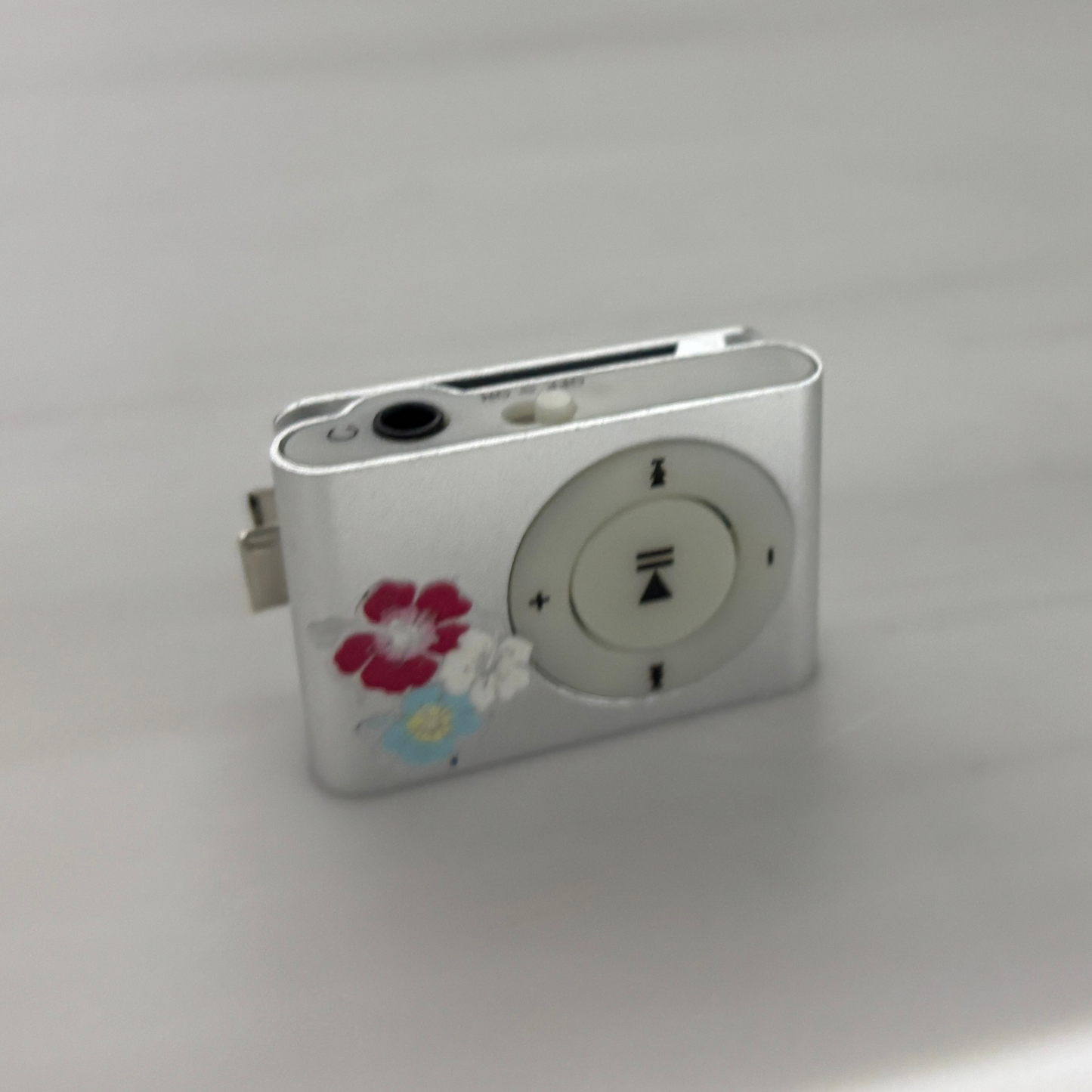 Y2K MP3 Mini Hair Clip | Kawaii Bedazzled Barrette | 1.5" | Sold Individually