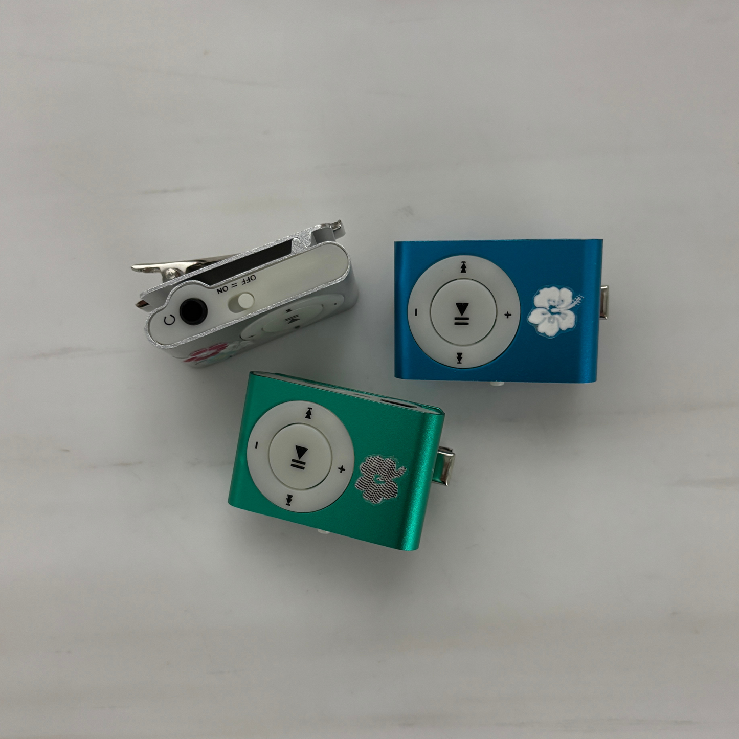 Y2K MP3 Mini Hair Clip | Kawaii Bedazzled Barrette | 1.5" | Sold Individually