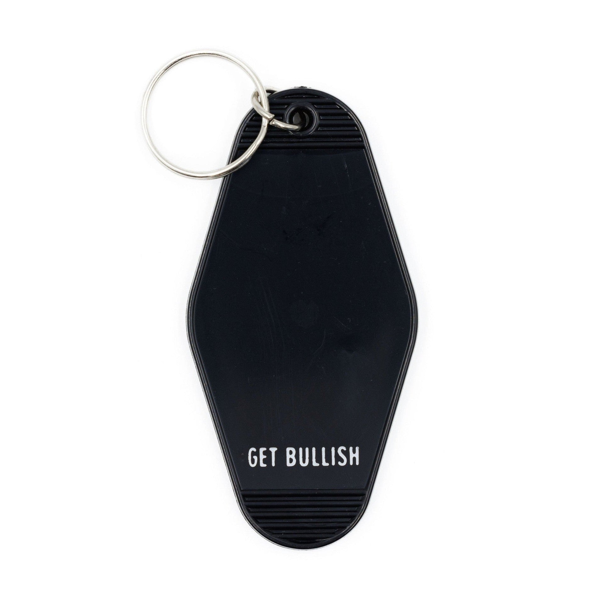 Yeah I Lift Weights Black Motel Style Keychain