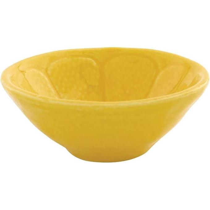 Yellow Stoneware Lemon Bowl | Small Citrus Bowl