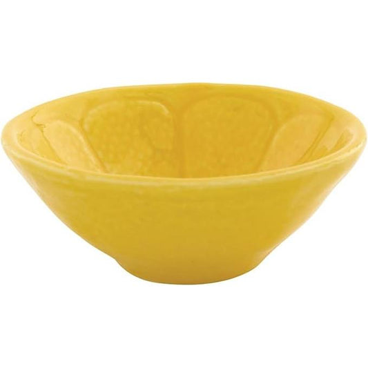 Yellow Stoneware Lemon Bowl | Small Citrus Bowl