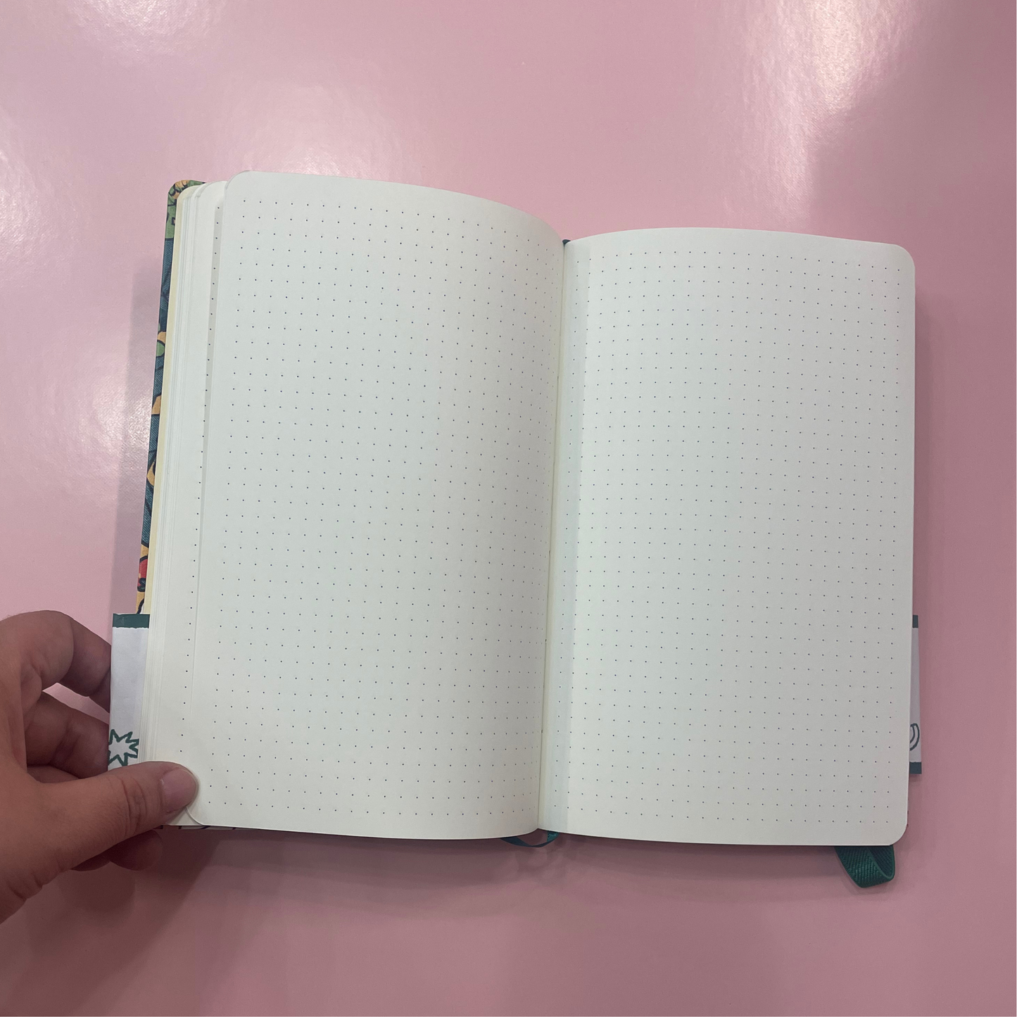 Yellow Strawberry Notebook ✿ Dot Grid A5
