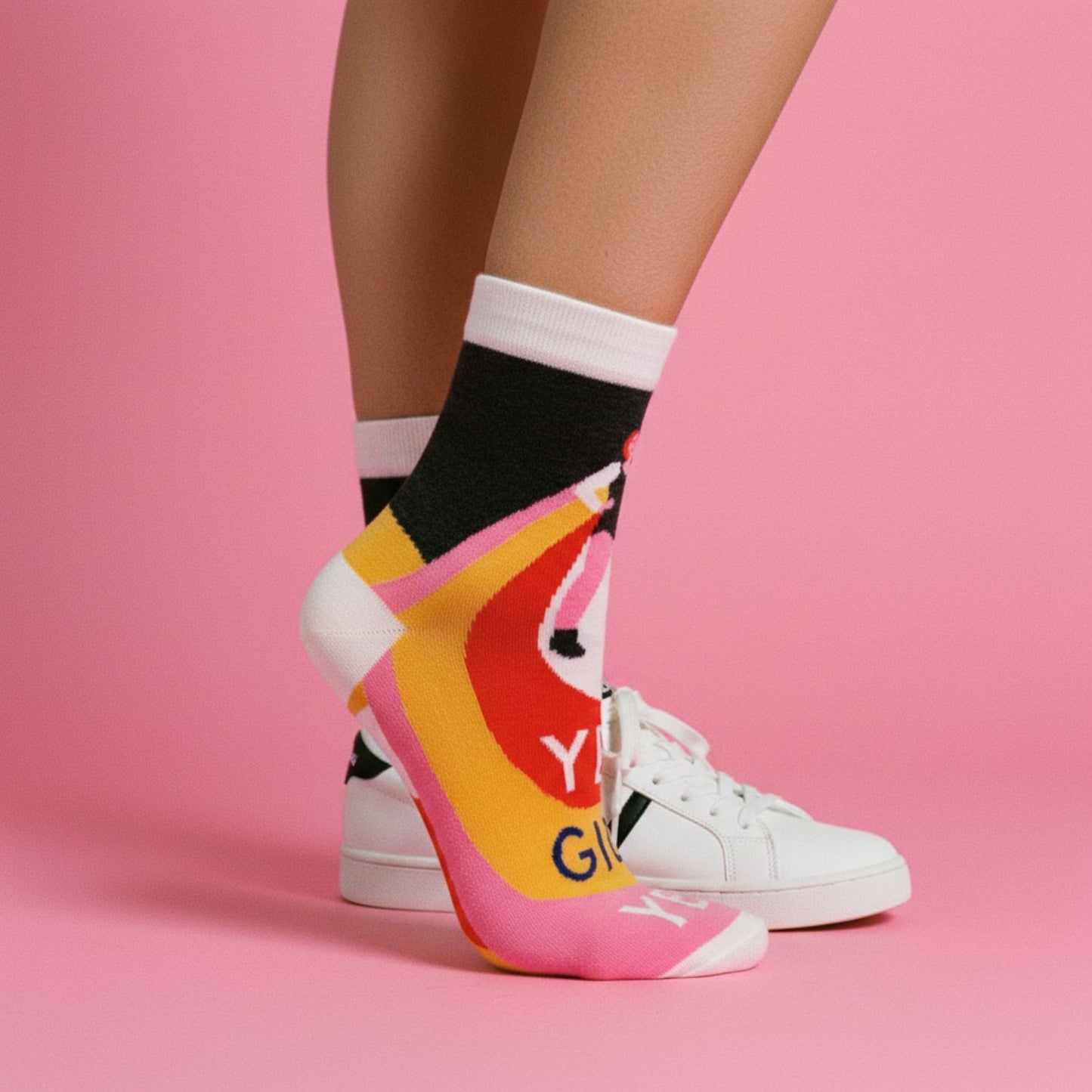 Yes, Girl, Yes Women's Ankle Socks | BlueQ at GetBullish