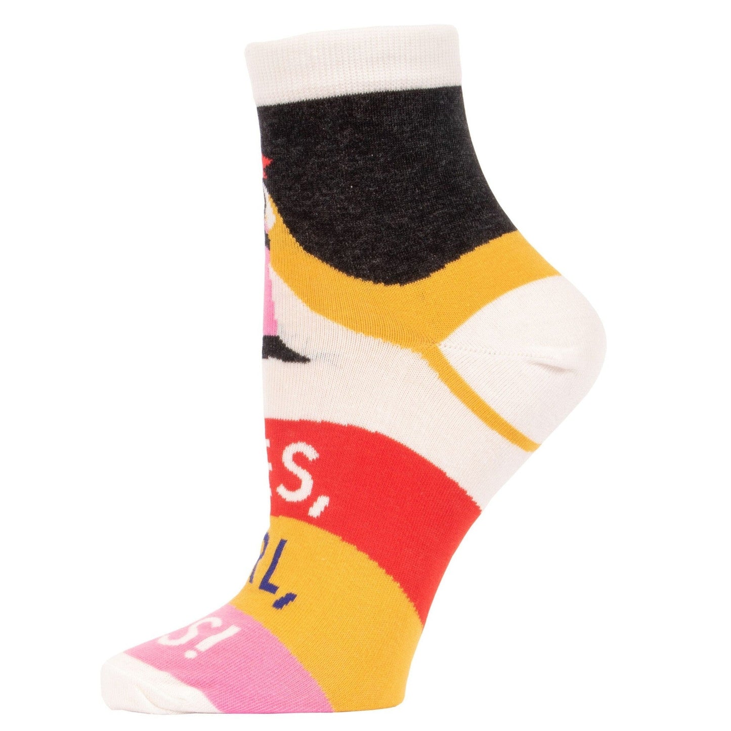 Yes, Girl, Yes Women's Ankle Socks | BlueQ at GetBullish