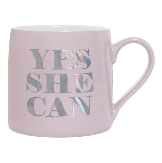 Yes She Can Jumbo Coffee Mug | Ceramic | 20 oz.