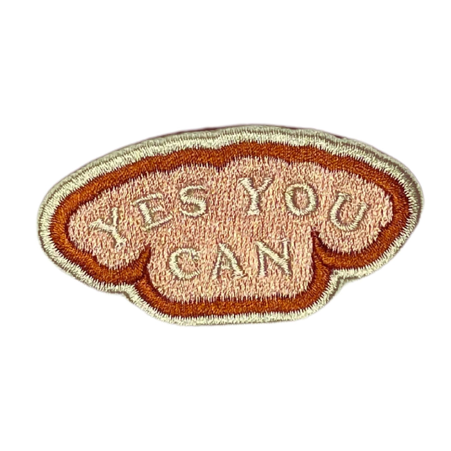 Yes You Can Embroidered Iron-On Patch | Heat-seal Patches Accessories