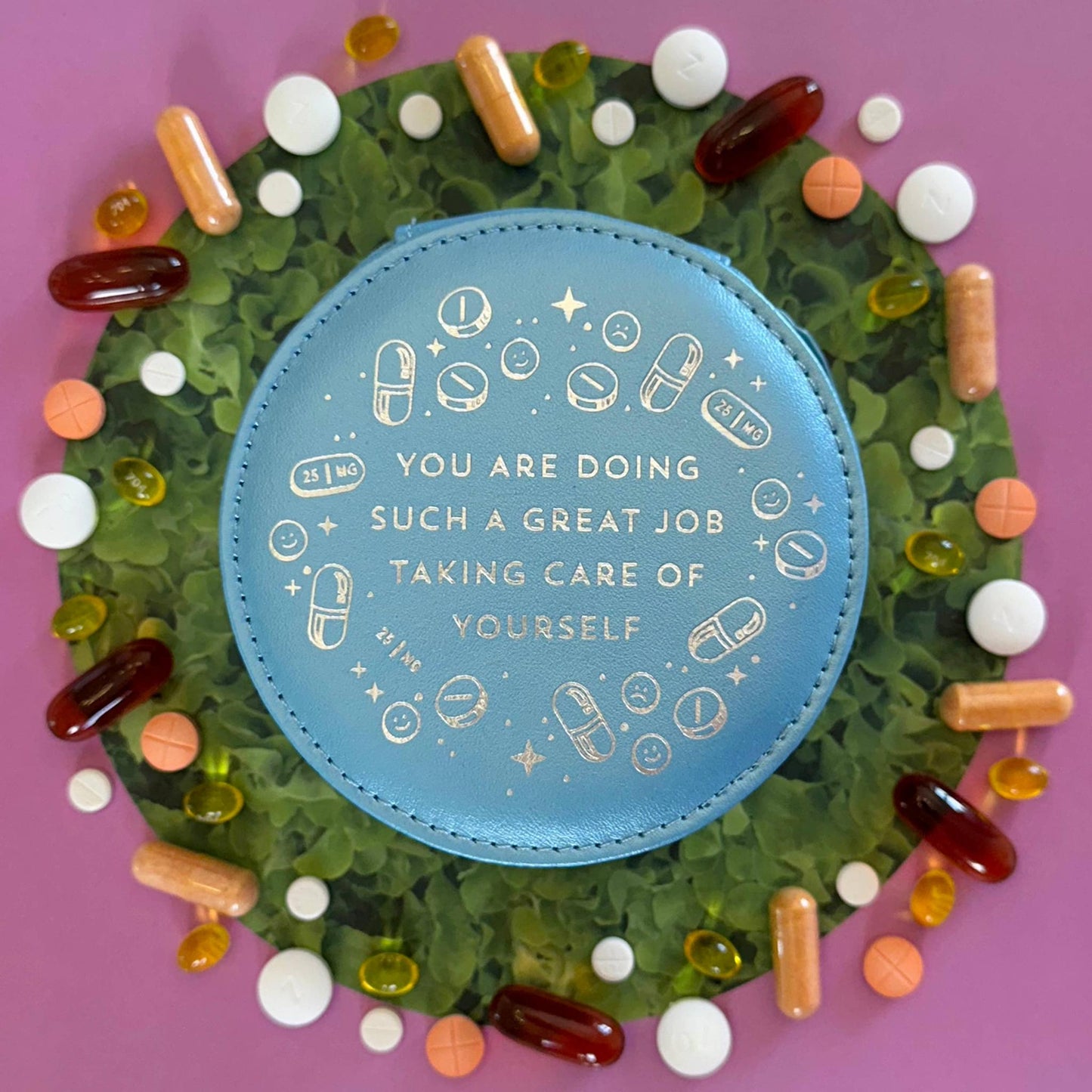 You Are Doing Such A Great Job Zipper Pill Case in 5 Color Options