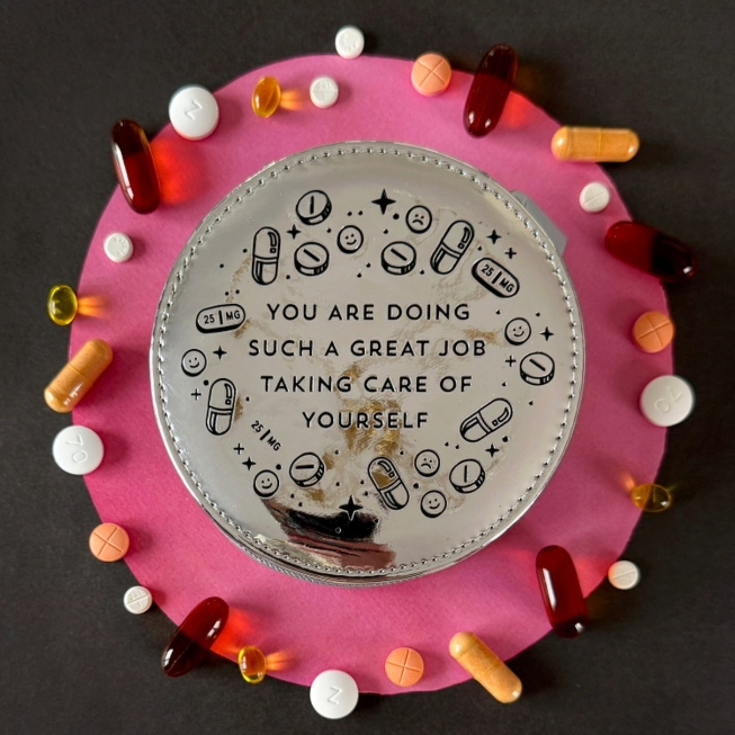 You Are Doing Such A Great Job Zipper Pill Case in 6 Color Options-Dash of Pep-The Bullish Store