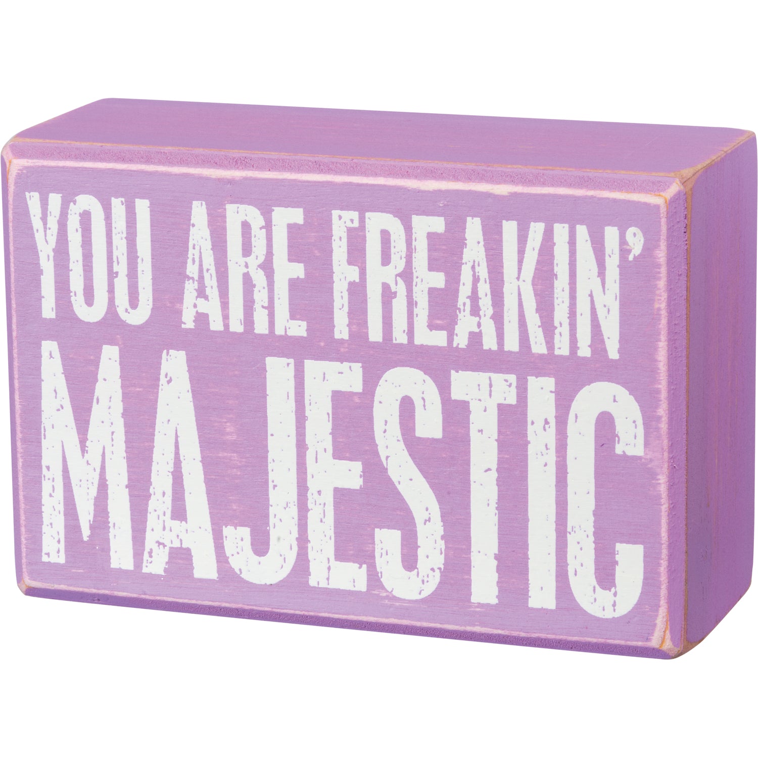 You Are Freakin' Majestic Unicorn Box Sign And Socks Giftable Set | Gift for Her