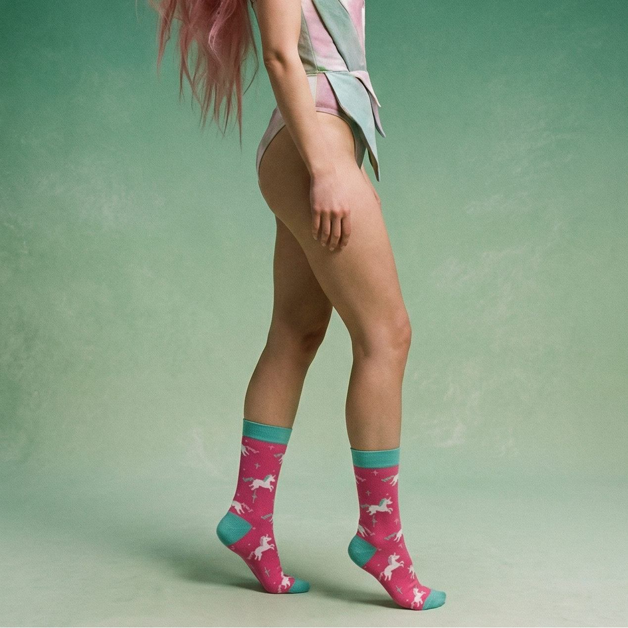 You Are Freakin' Majestic Unicorn Box Sign And Socks Giftable Set | Gift for Her