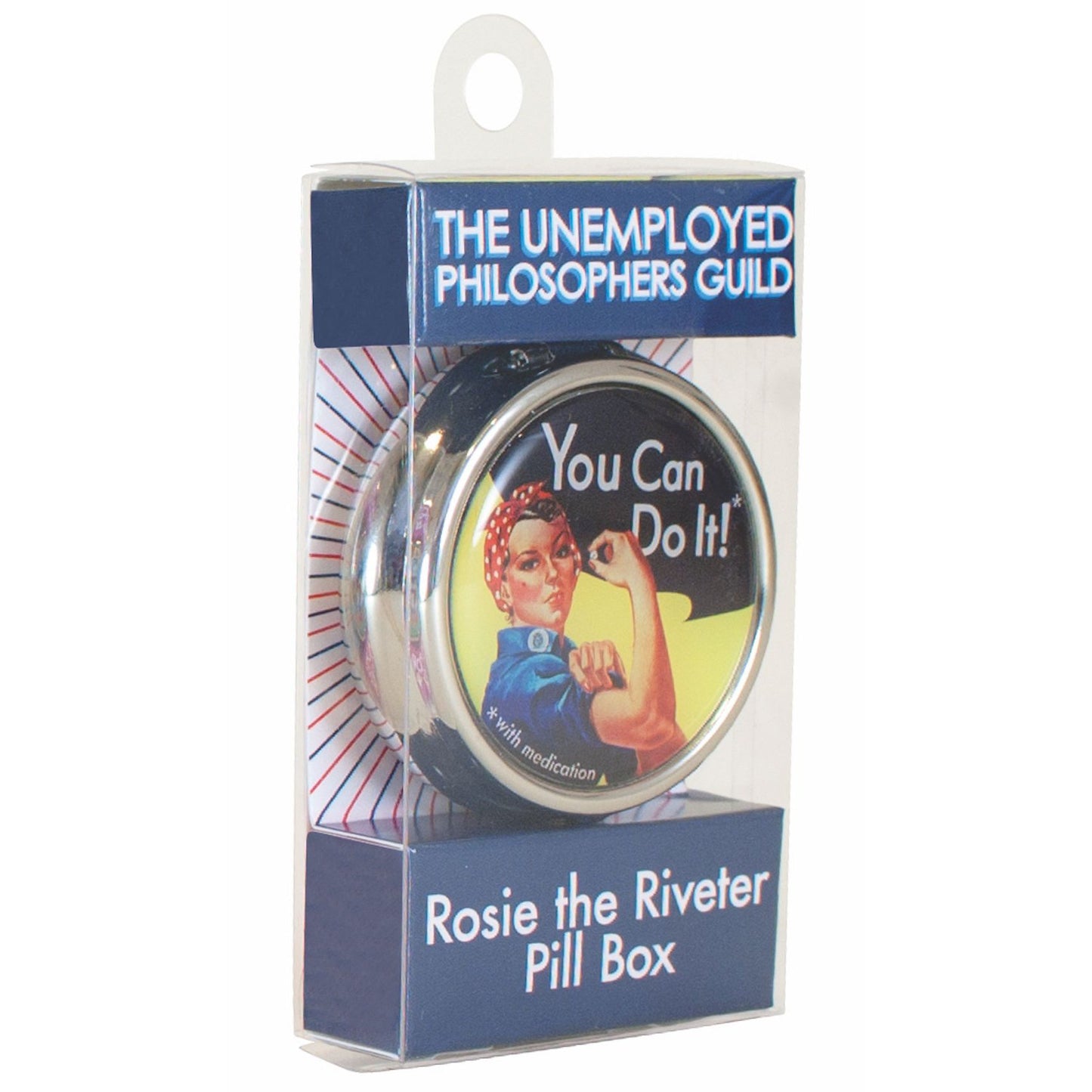 You Can Do It! Rosie the Riveter Pill Box | Two Compartments Pill Organizer