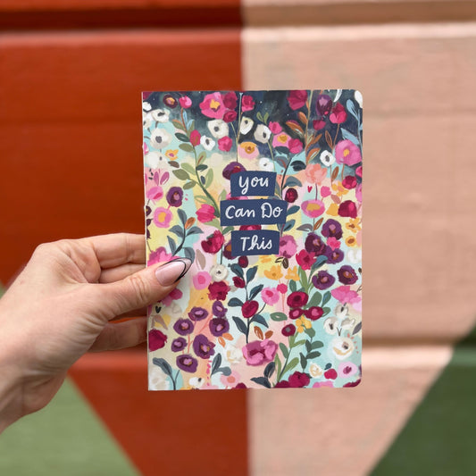 You Can Do This Journal | Double-Sided Floral Design Notebook