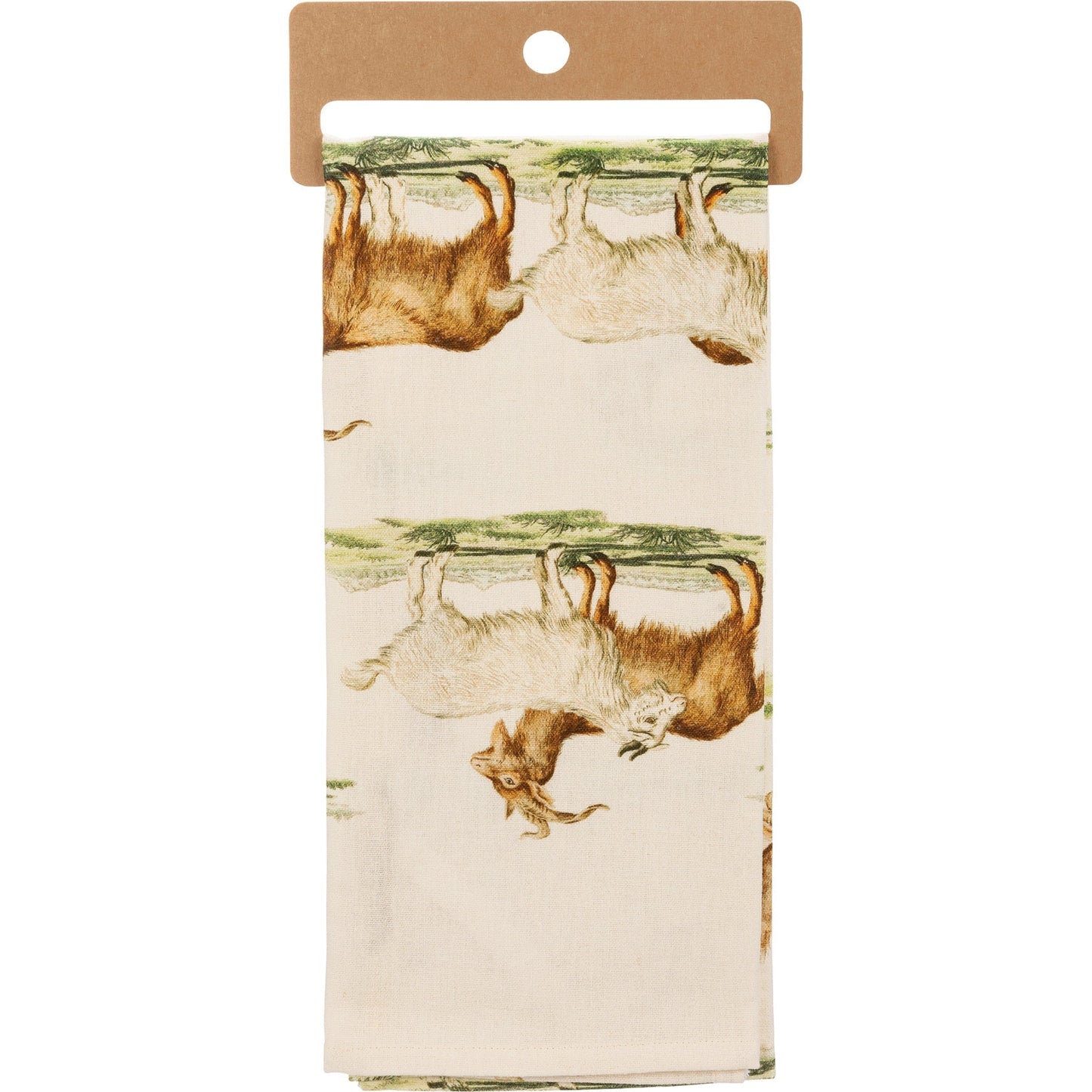 You Goat This Dish Cloth Towel | Cotten Linen Novelty Tea Towel | Cute Kitchen Hand Towel | 18" x 28"