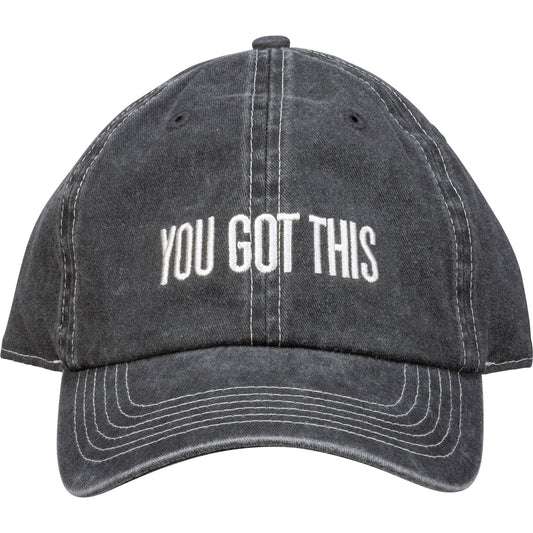 You Got This Baseball Stonewashed Cap | Adjustable Closure Unisex Hat