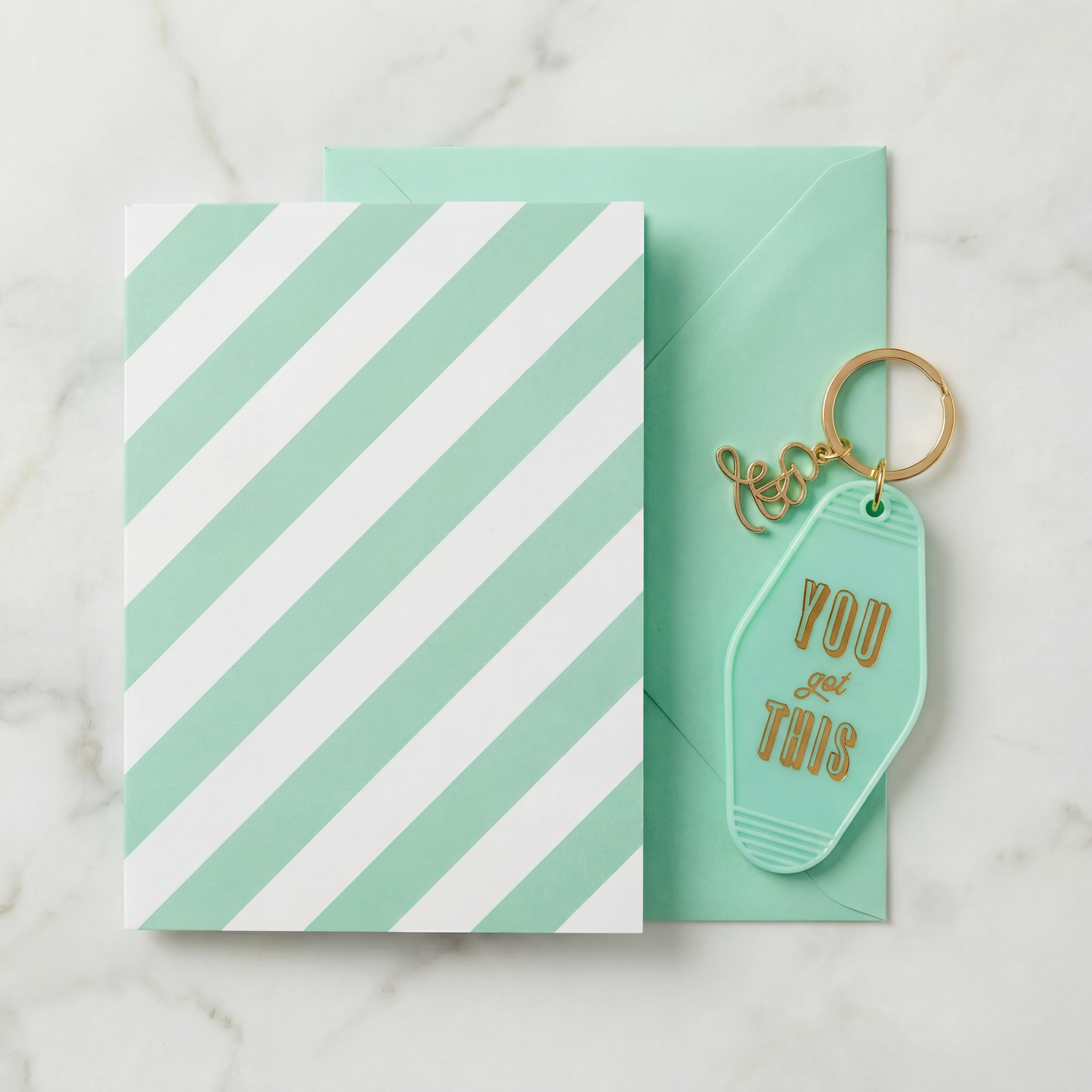 You Got This Motel Style Keychain with Greeting Card | Gift for Her