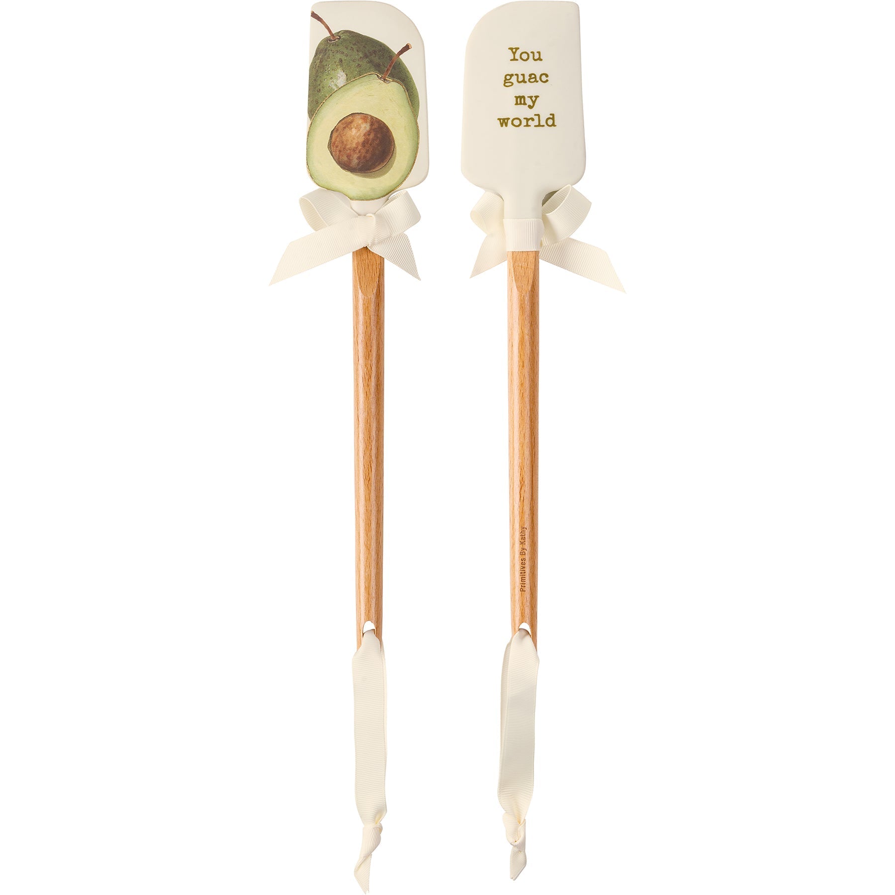 You Guac My World Spatula With A Wooden Handle