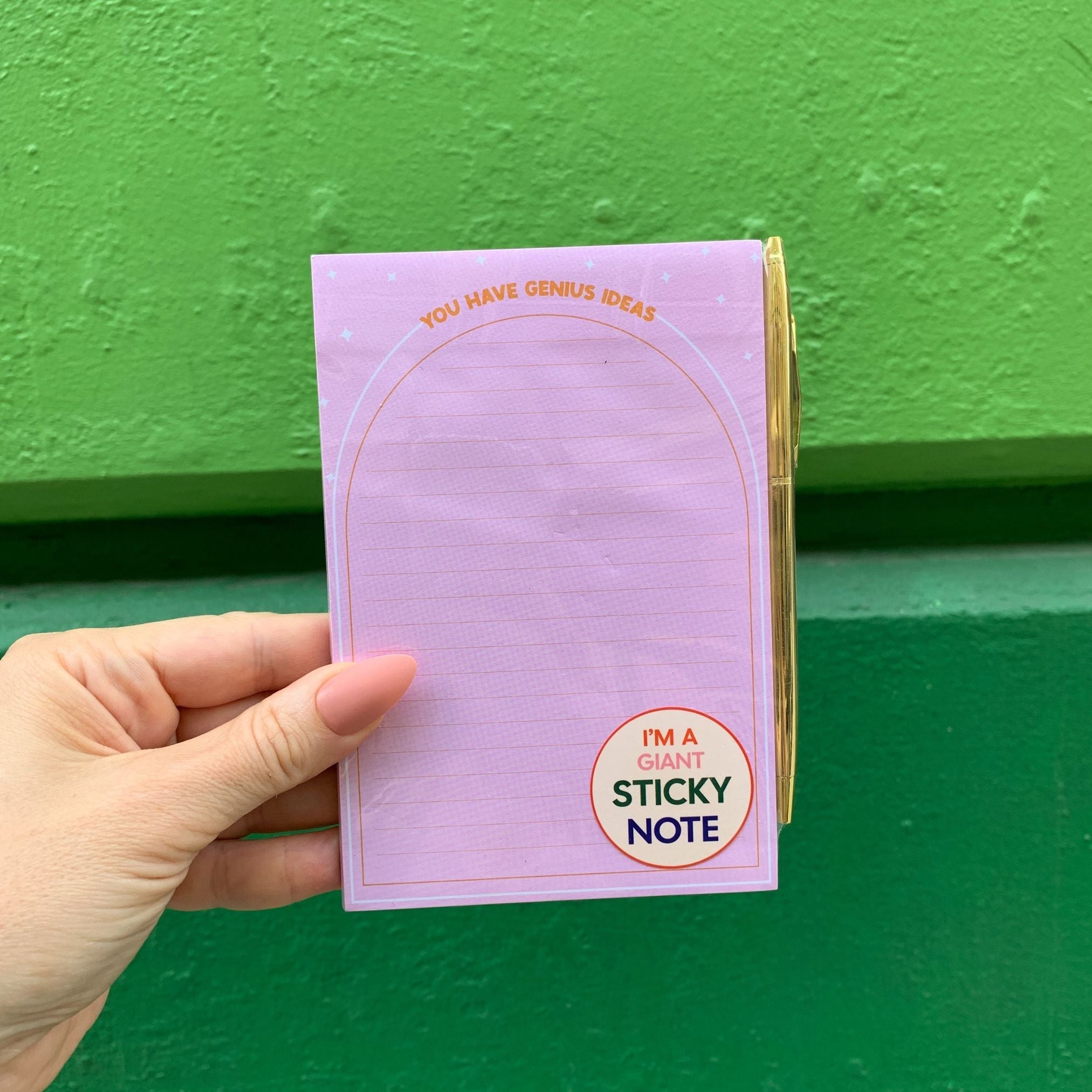 You Have Genius Ideas Sticky Note and Pen Gift Set | Stationery Set ...