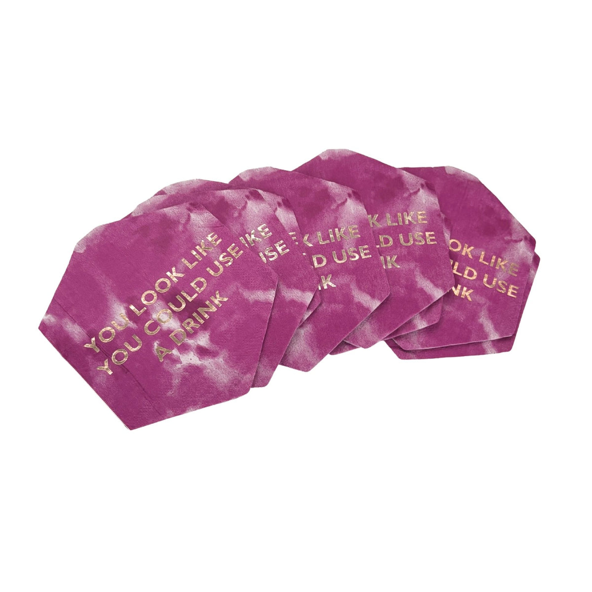 You Look Like You Could Use A Drink Die-Cut Party/Beverage/Cocktail Napkins