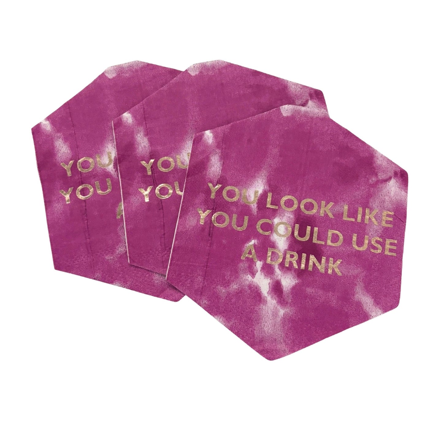 You Look Like You Could Use A Drink Die-Cut Party/Beverage/Cocktail Napkins