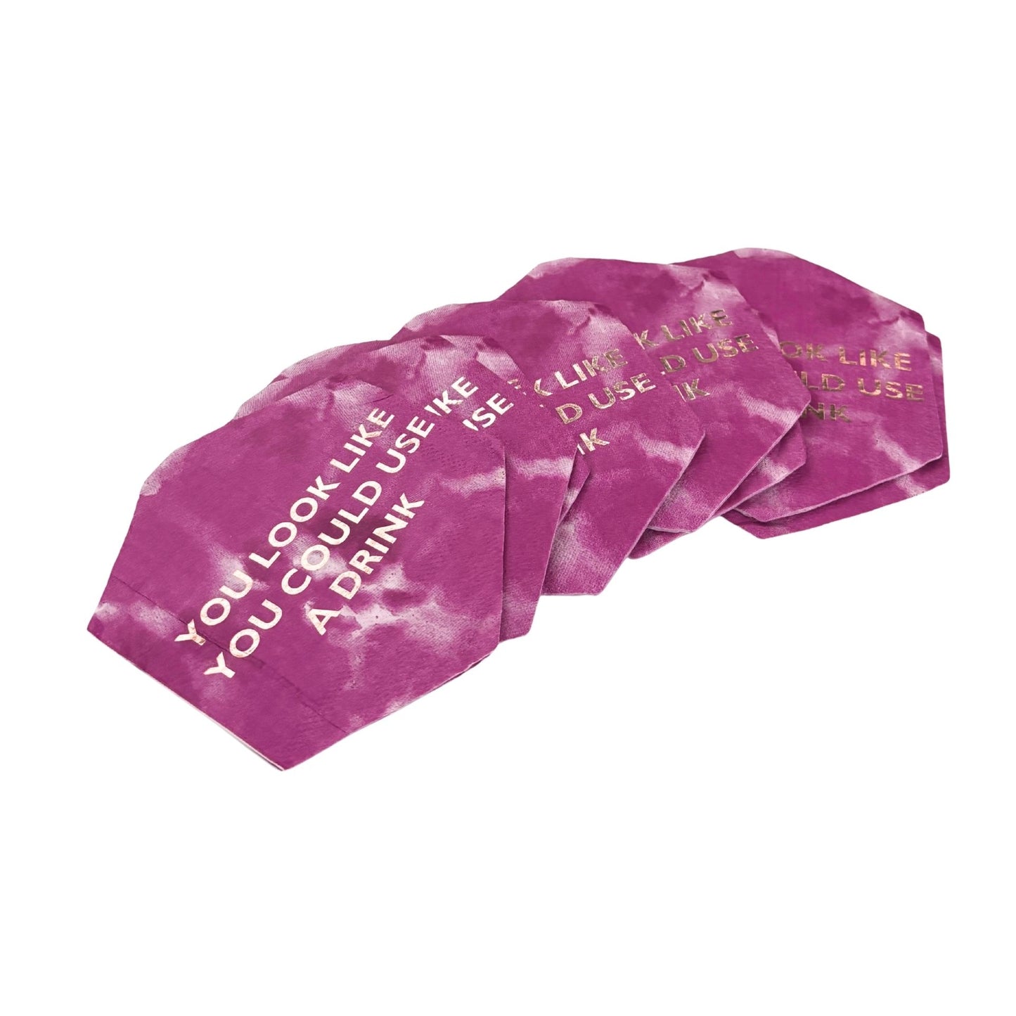 You Look Like You Could Use A Drink Die-Cut Party/Beverage/Cocktail Napkins