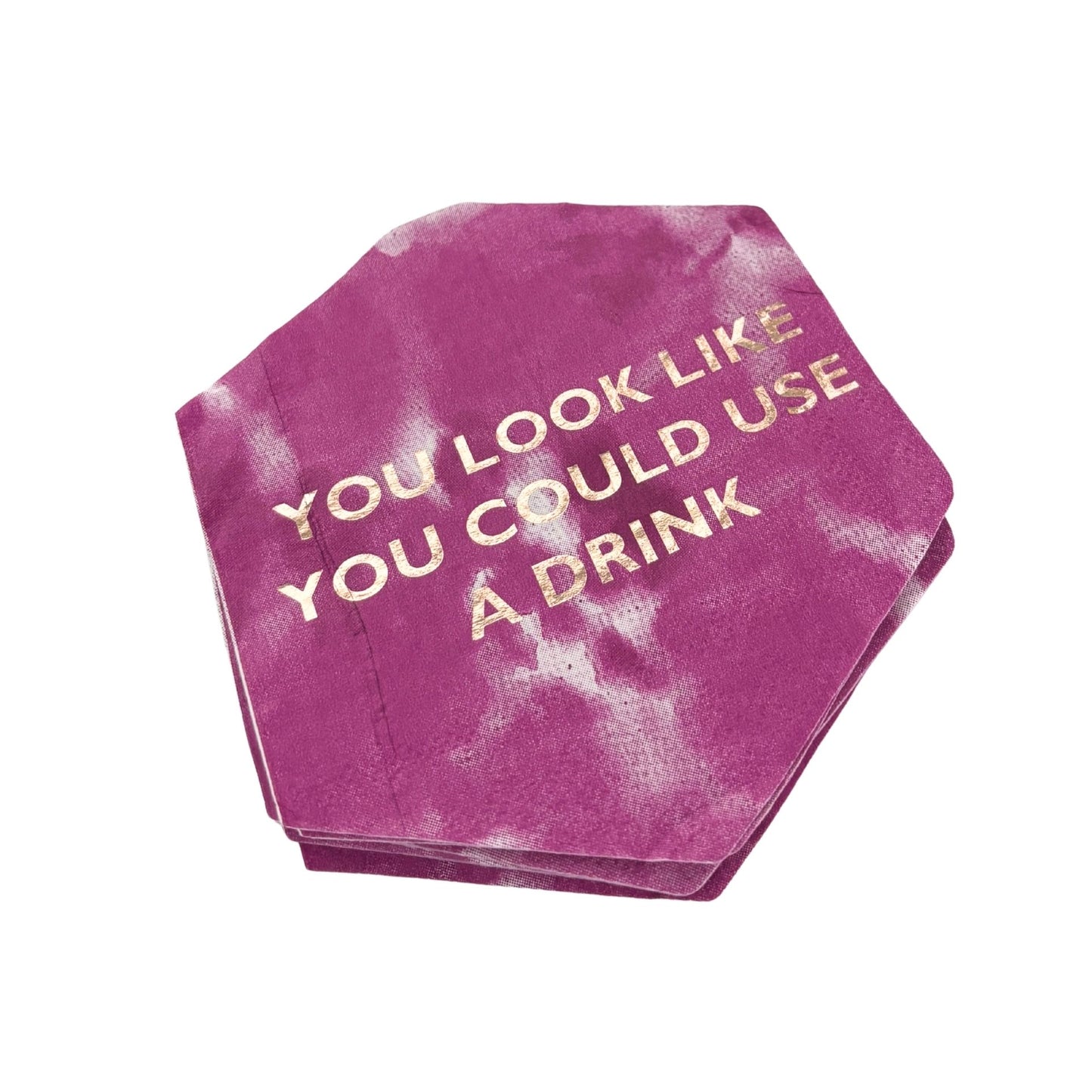 You Look Like You Could Use A Drink Die-Cut Party/Beverage/Cocktail Napkins
