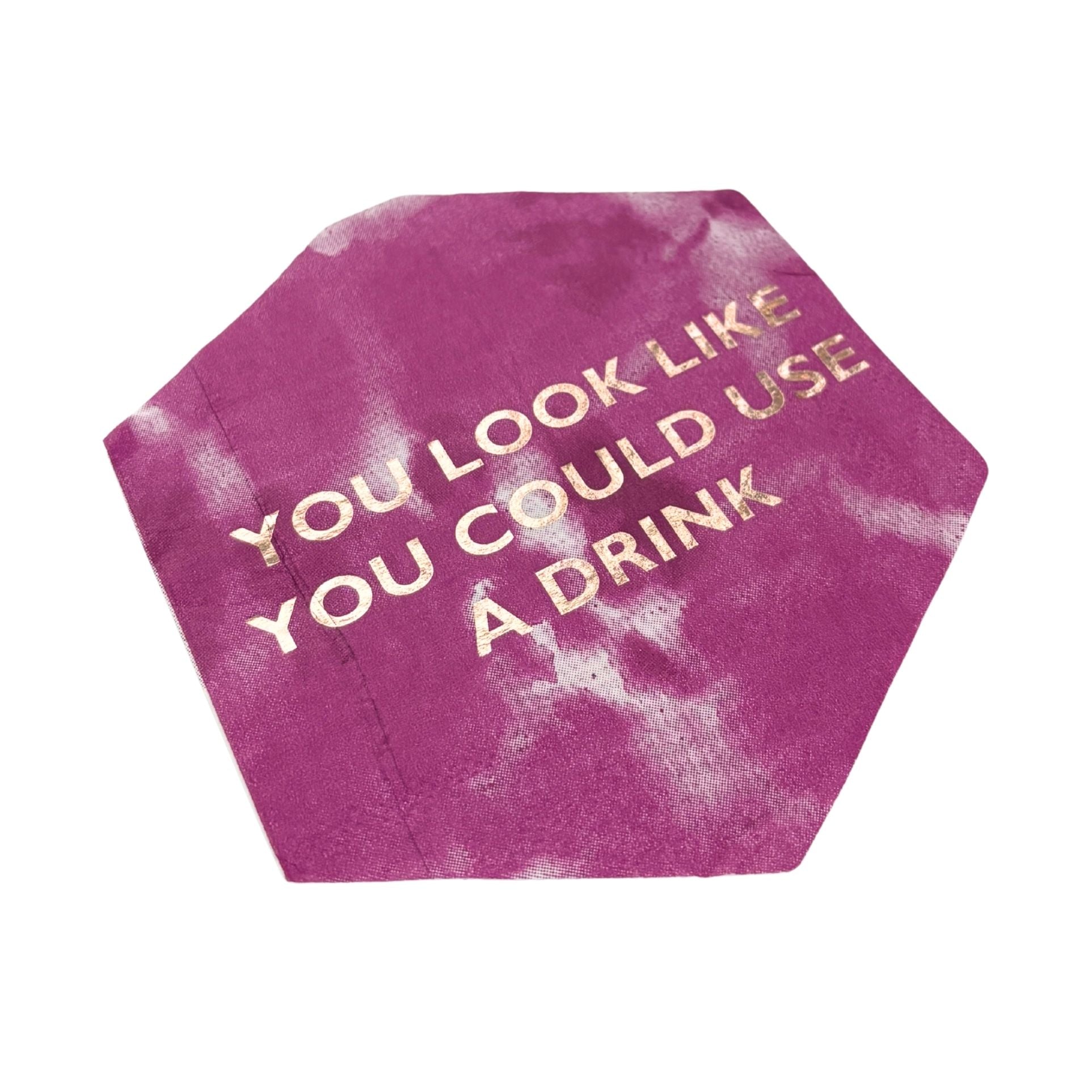 You Look Like You Could Use A Drink Die-Cut Party/Beverage/Cocktail Napkins