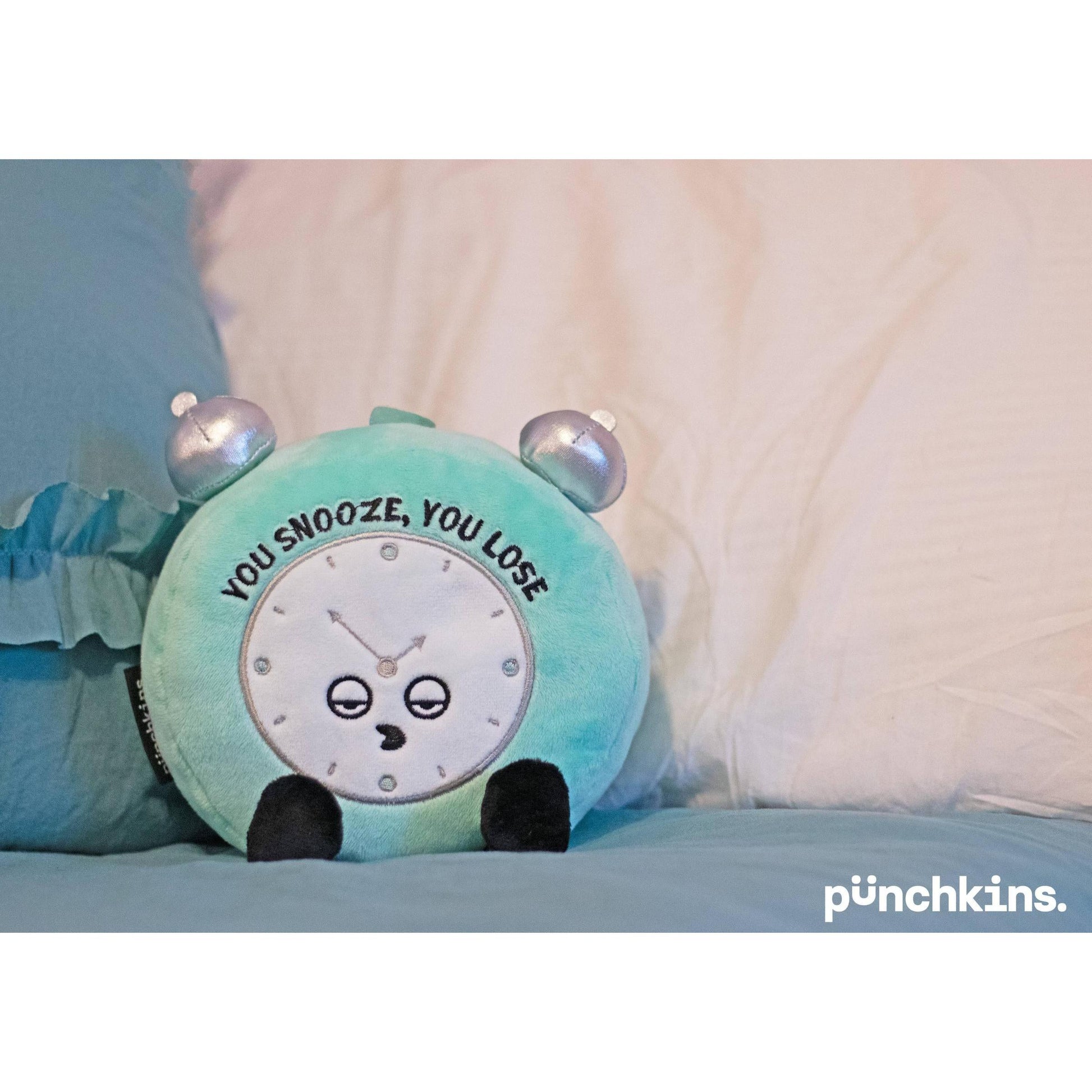 You Snooze You Lose Alarm Clock Plush-Punchkins-The Bullish Store