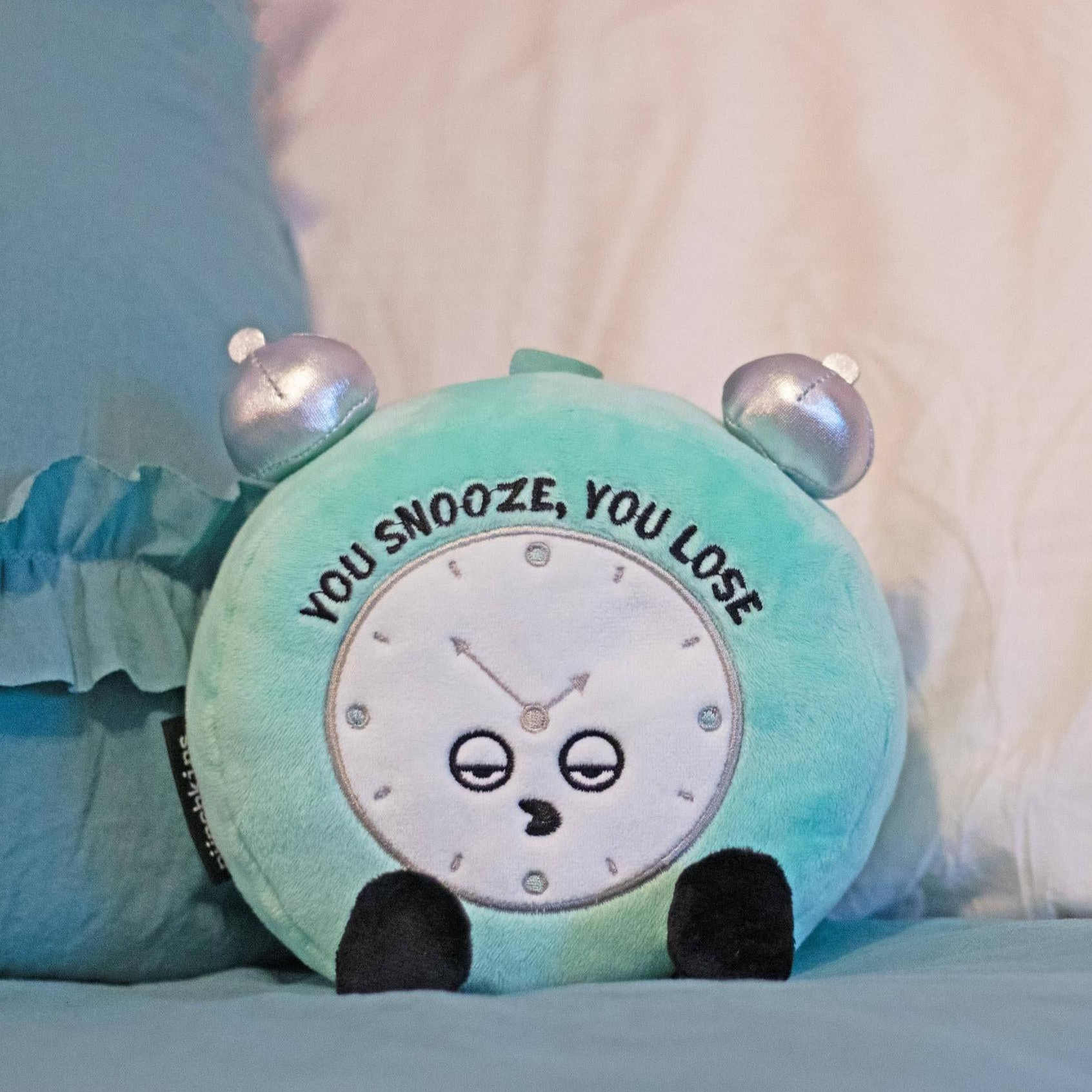 You Snooze You Lose Alarm Clock Plush-Punchkins-The Bullish Store
