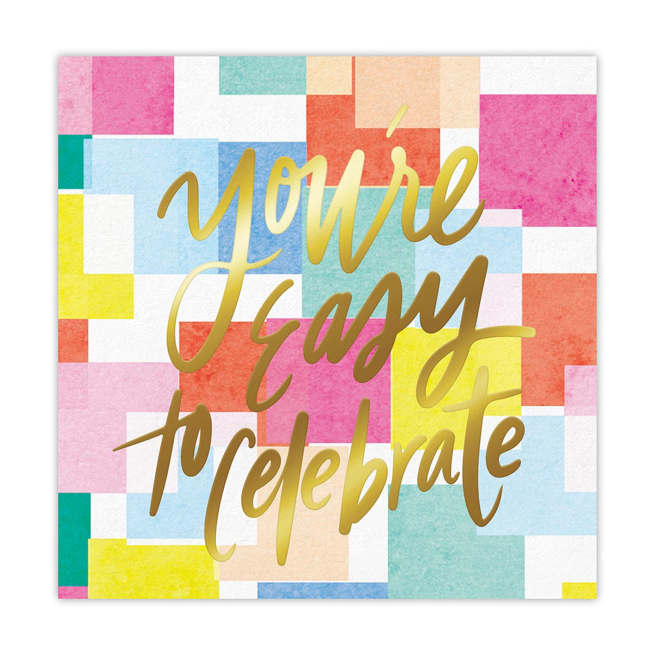 You're Easy to Celebrate Beverage Napkins | Party Cocktail Paper Napkin | 5"