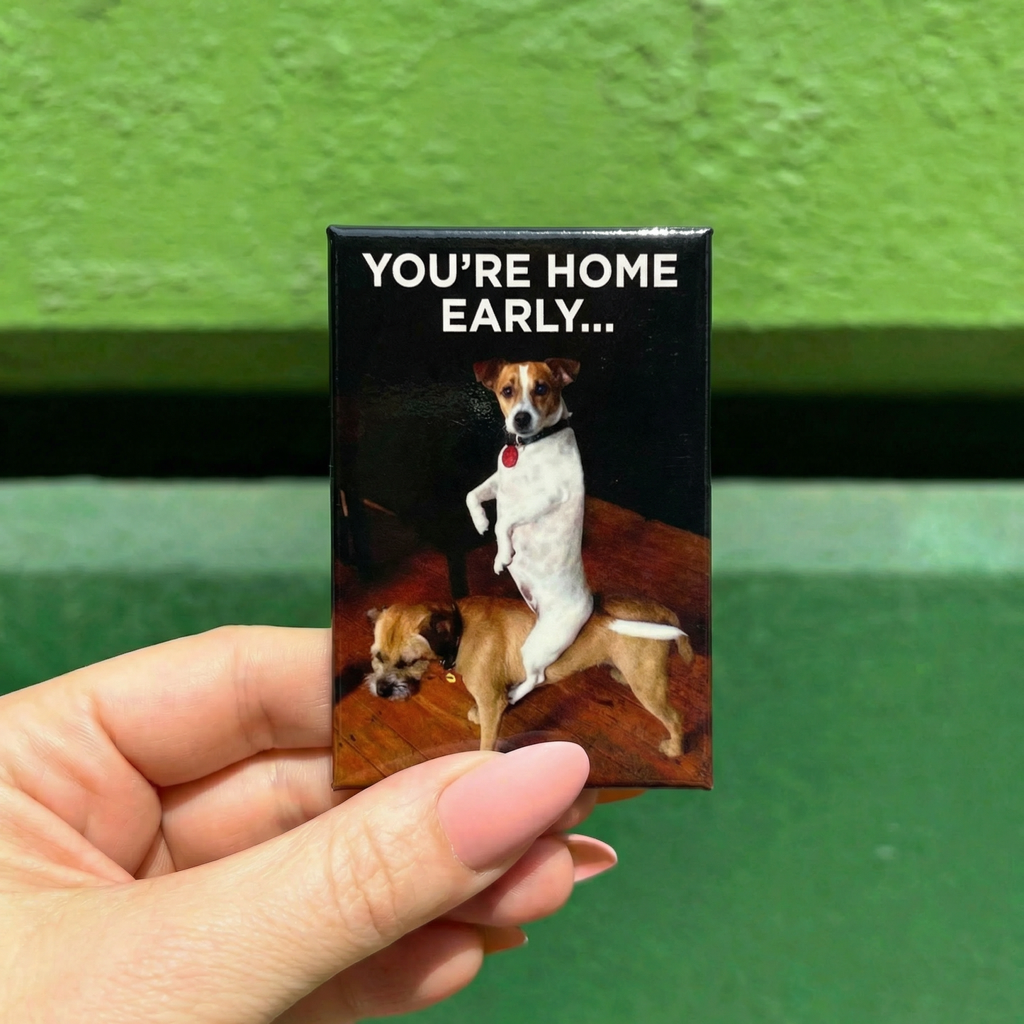 You're Home Early …Rectangular Magnet | Fridge Magnetic Surface Decor