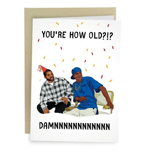 You're Howl Old?!? Damnnnn Funny Birthday Greeting Card | 5" x 7"