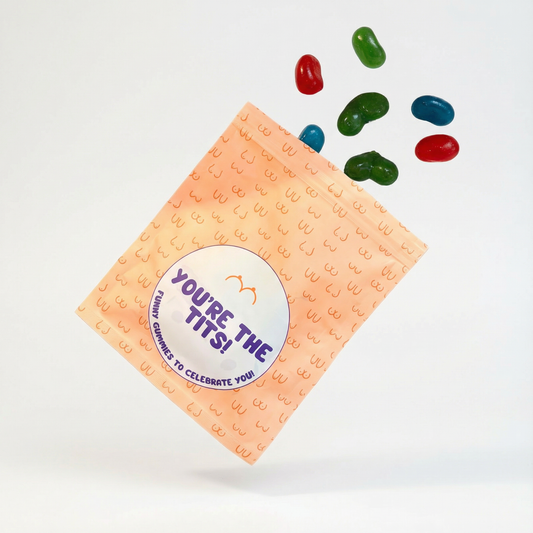 You’re The Tits! Funny Gummies | Hilarious Novelty Candy Gift | Cheeky Gummy Treat