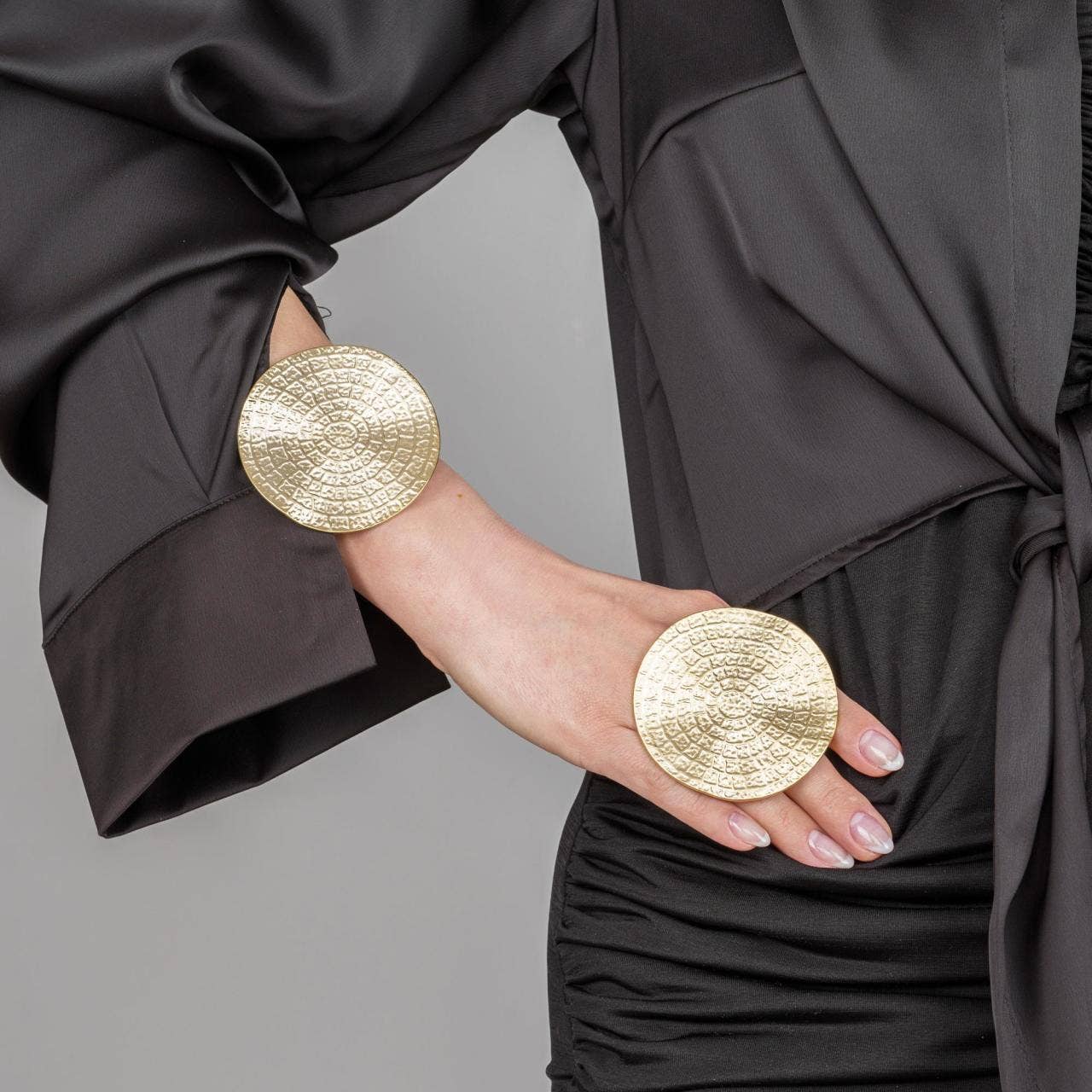 ZeyDor Gold Asena Bracelet and Ring Set | Handmade in Türkiye