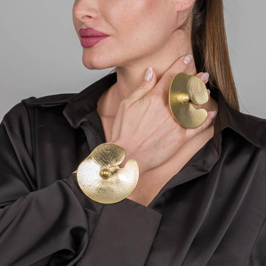 ZeyDor Gold Lotus Bracelet Set | Handmade in Türkiye