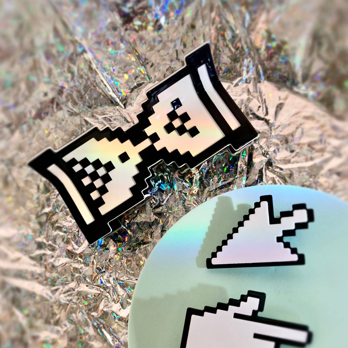Y2K Pixel Timer Hair Claw