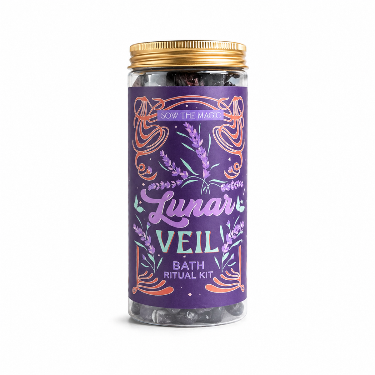 Lunar Veil Bath Ritual Kit with Amethyst | Lavender-Sow the Magic-The Bullish Store