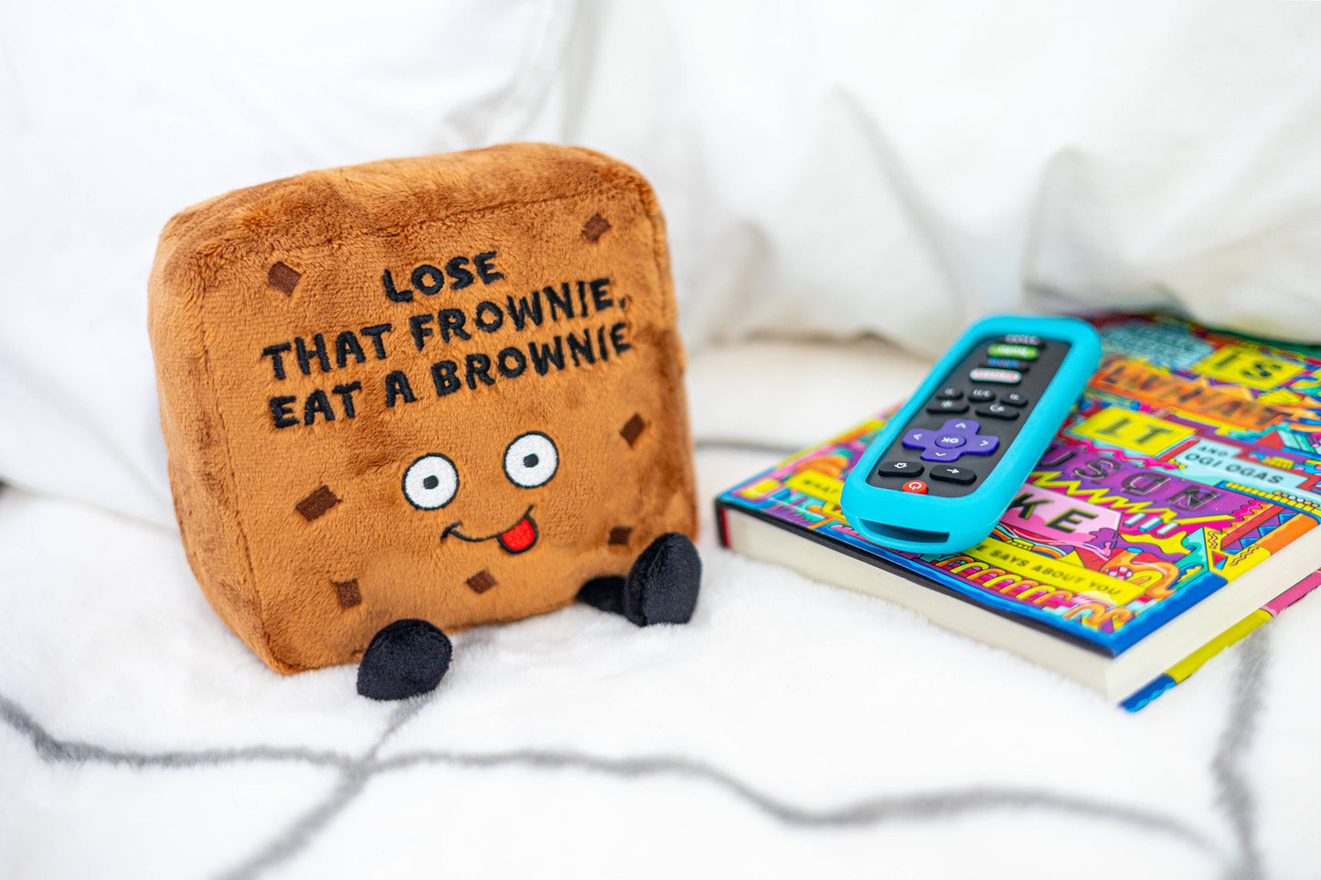 Lose That Frownie Brownie Plush
