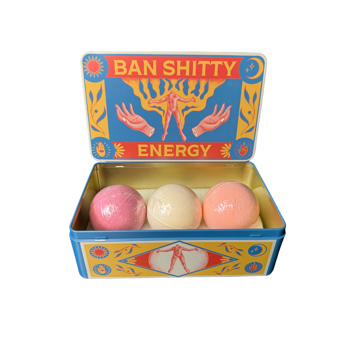 Bath Bomb Set in Reusable Tin Box