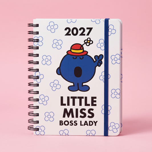 2027 Little Miss Boss Lady Deluxe Compact Flexi Planner-Orange Circle Studio-The Bullish Store