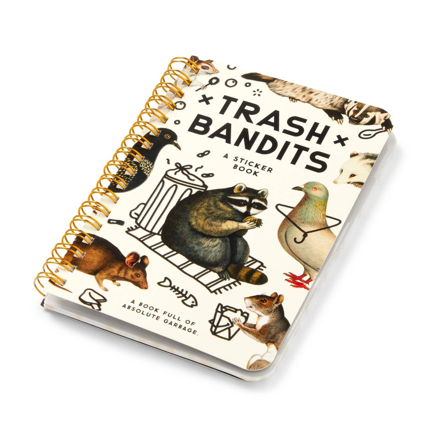 Brass Monkey Trash Bandits Sticker Book