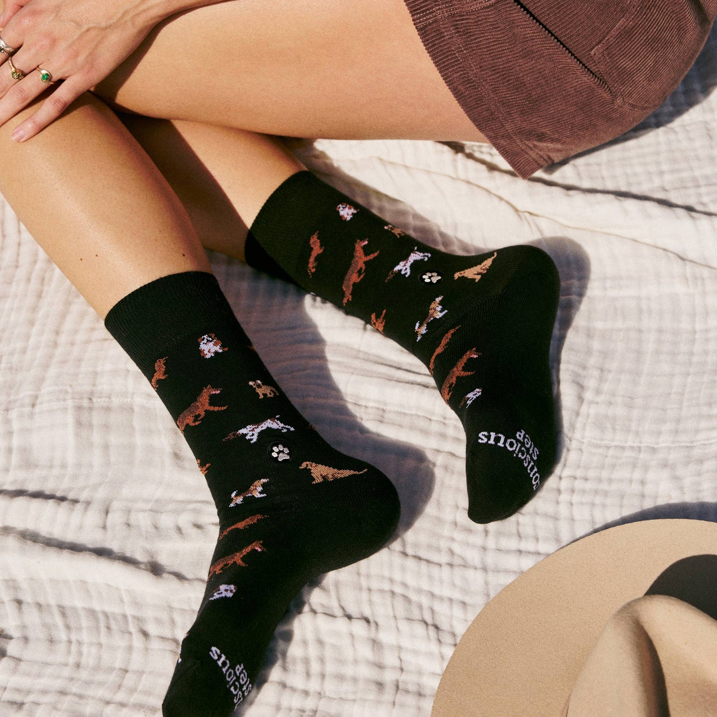 Men's Socks that Save Dogs (Paw Parade) | Fair Trade | Fits Men's Sizes 8.5-13