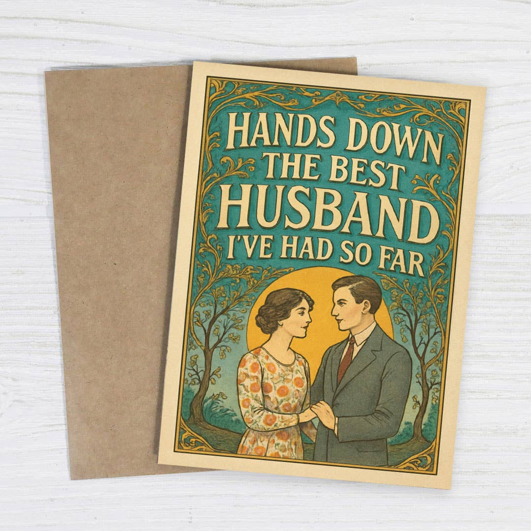 Best Husband So Far Funny Sarcastic Anniversary Greeting Card