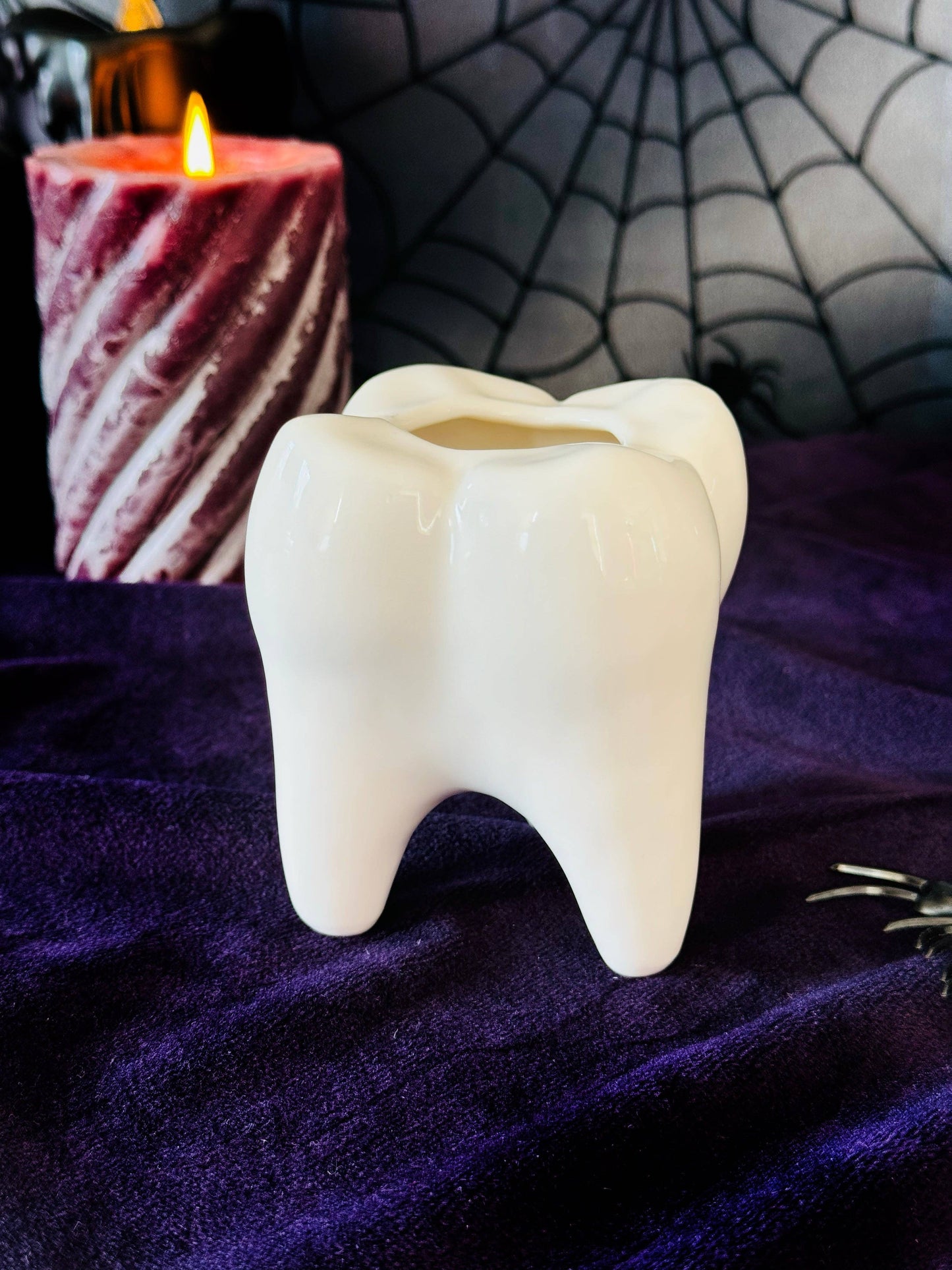 Tooth Ash Tray | Ceramic Novelty Ashtray